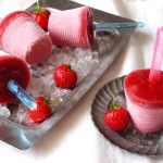Epres-joghurtos jégkrém desszert